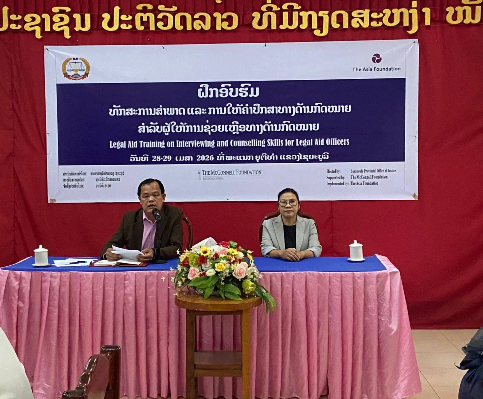 ຝຶກອົບຮົມທັກສະການສໍາພາດ ແລະ ການໃຫ້ຄໍາປຶກສາທາງດ້ານກົດໝາຍ